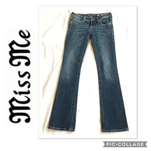 Miss Me Slim Fit Boot Cut Jeans Sz 27
